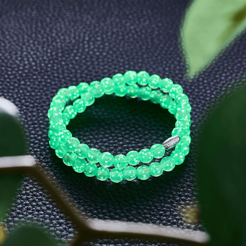 Kaktus | 925er Sterlingsilber | Glühwürmchen-Glasfolie