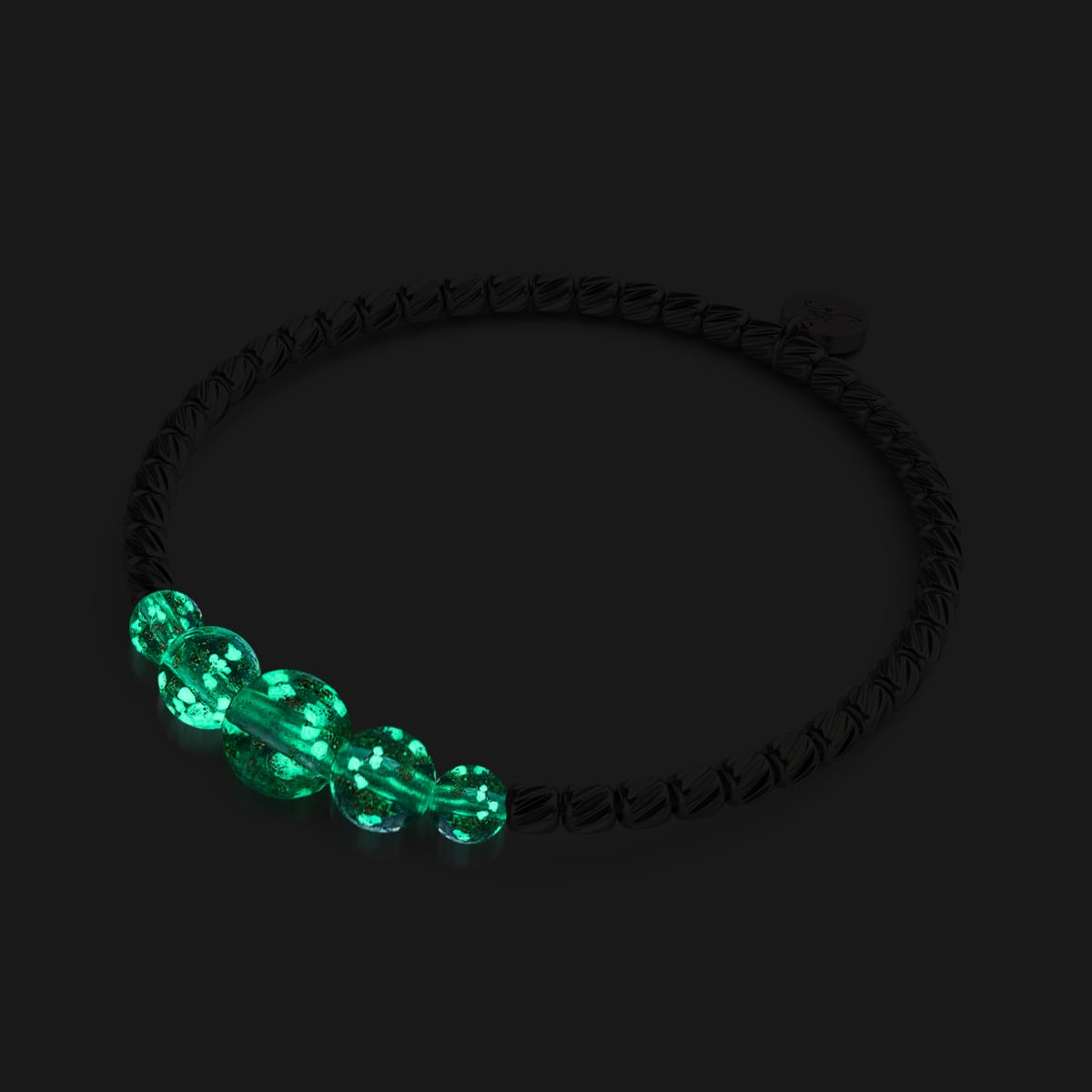 Lila | Silber | Firefly Glaskaskadenarmband