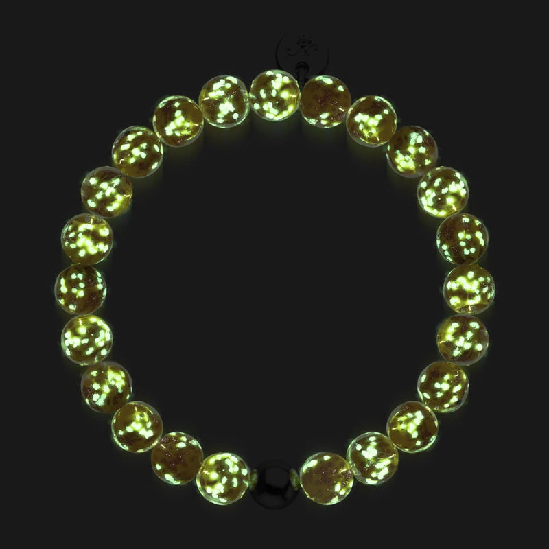 Mango | 925er Sterlingsilber | Glühwürmchen-Glasarmband