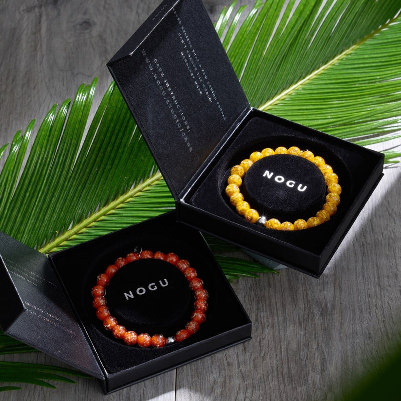 Mango | 925er Sterlingsilber | Glühwürmchen-Glasarmband