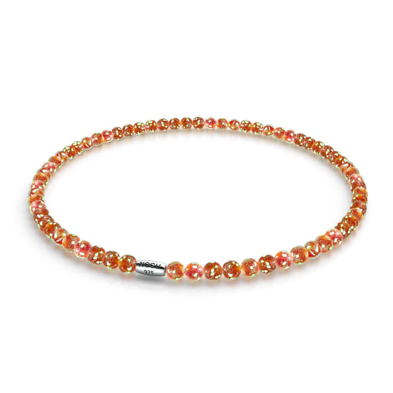 Rubin | 925er Sterlingsilber | Firefly-Glasumhüllung