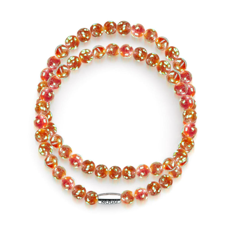 Rubin | 925er Sterlingsilber | Firefly-Glasumhüllung