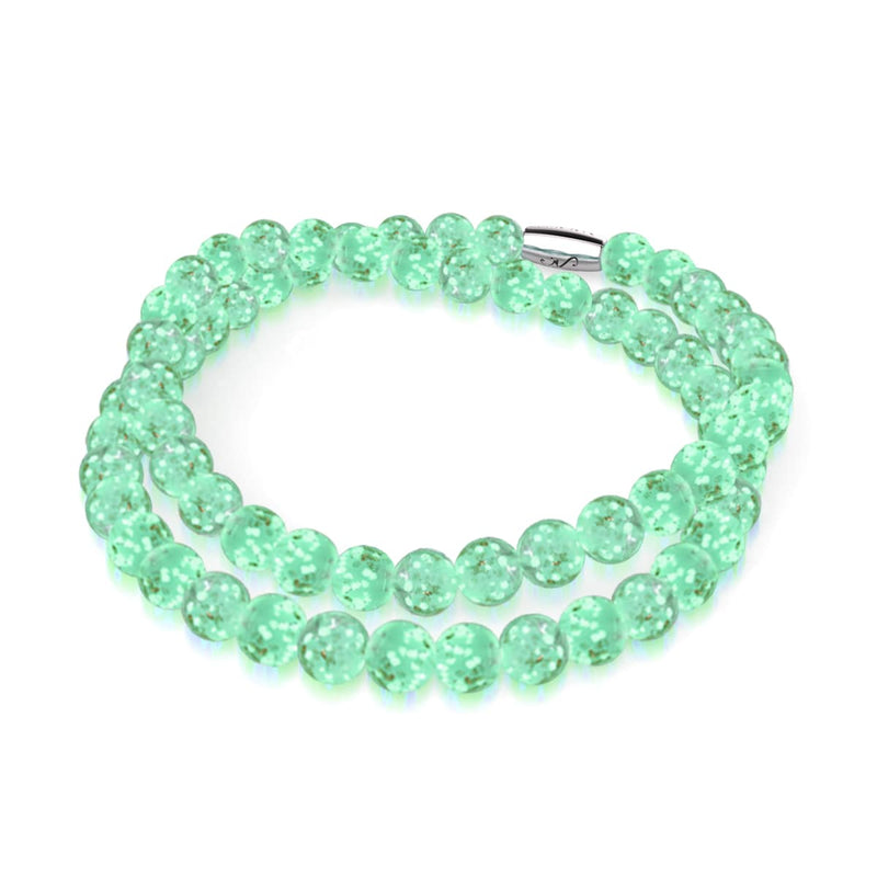 Sukkulente | 925er Sterlingsilber | Glühwürmchen-Glasfolie