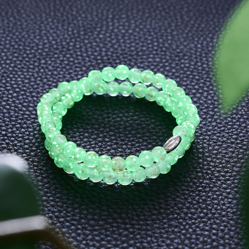 Sukkulente | 925er Sterlingsilber | Glühwürmchen-Glasfolie