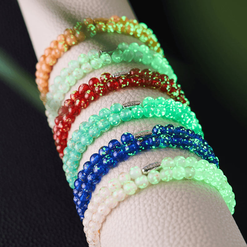 Sukkulente | 925er Sterlingsilber | Glühwürmchen-Glasfolie