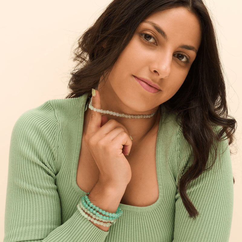 Sukkulente | 925er Sterlingsilber | Glühwürmchen-Glasfolie