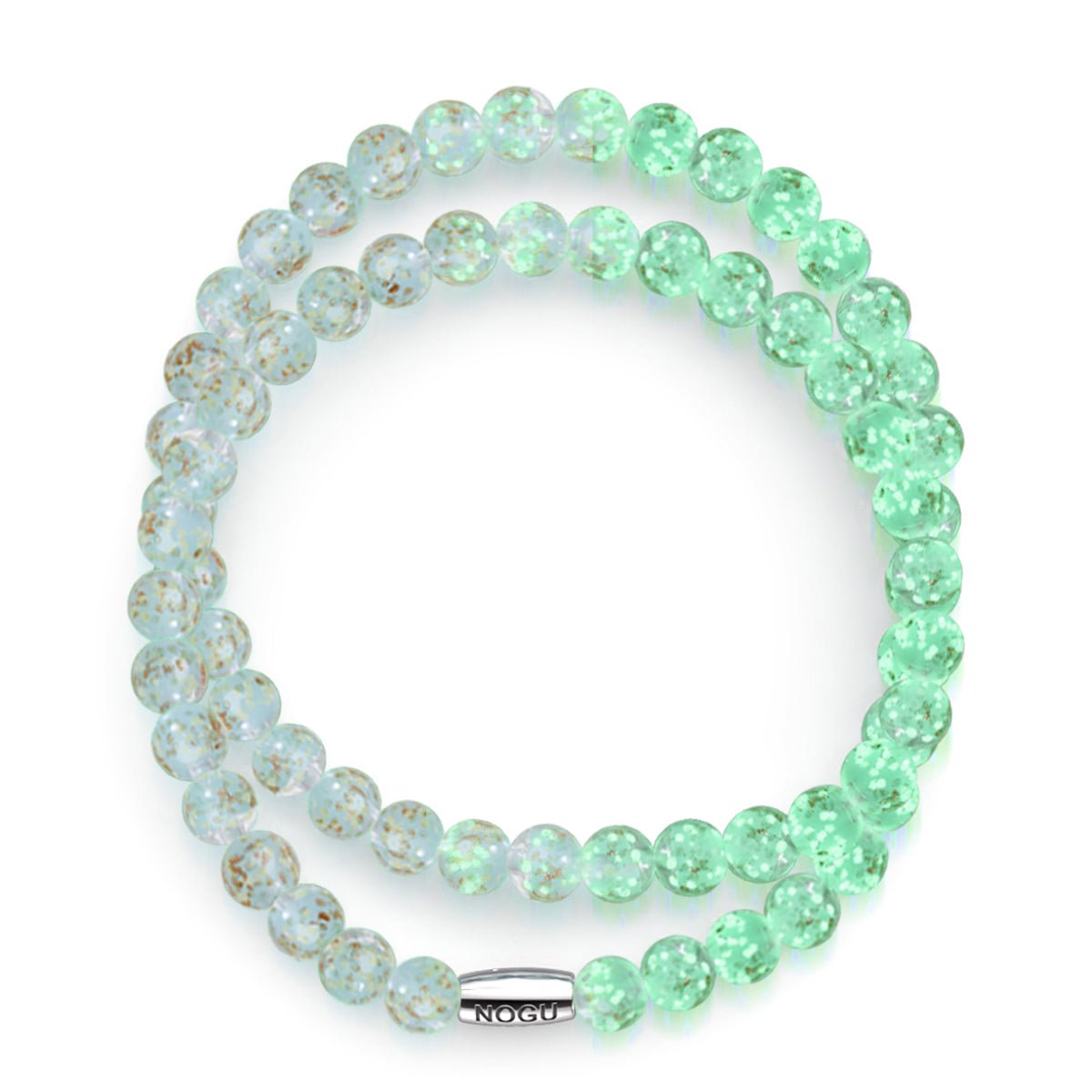 Sukkulente | 925er Sterlingsilber | Glühwürmchen-Glasfolie