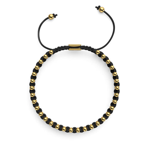Gold x Schwarz | Freundschaftsarmband DOT