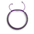 Lila x Silber | Gaia Weizenkettenarmband