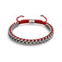 Rot x Silber | Gaia Weizenkettenarmband