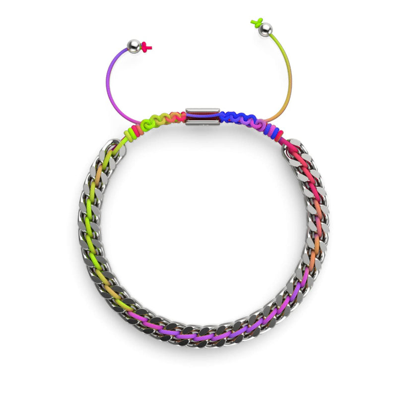 Spectrum x Silber | Gaia Weizenkettenarmband