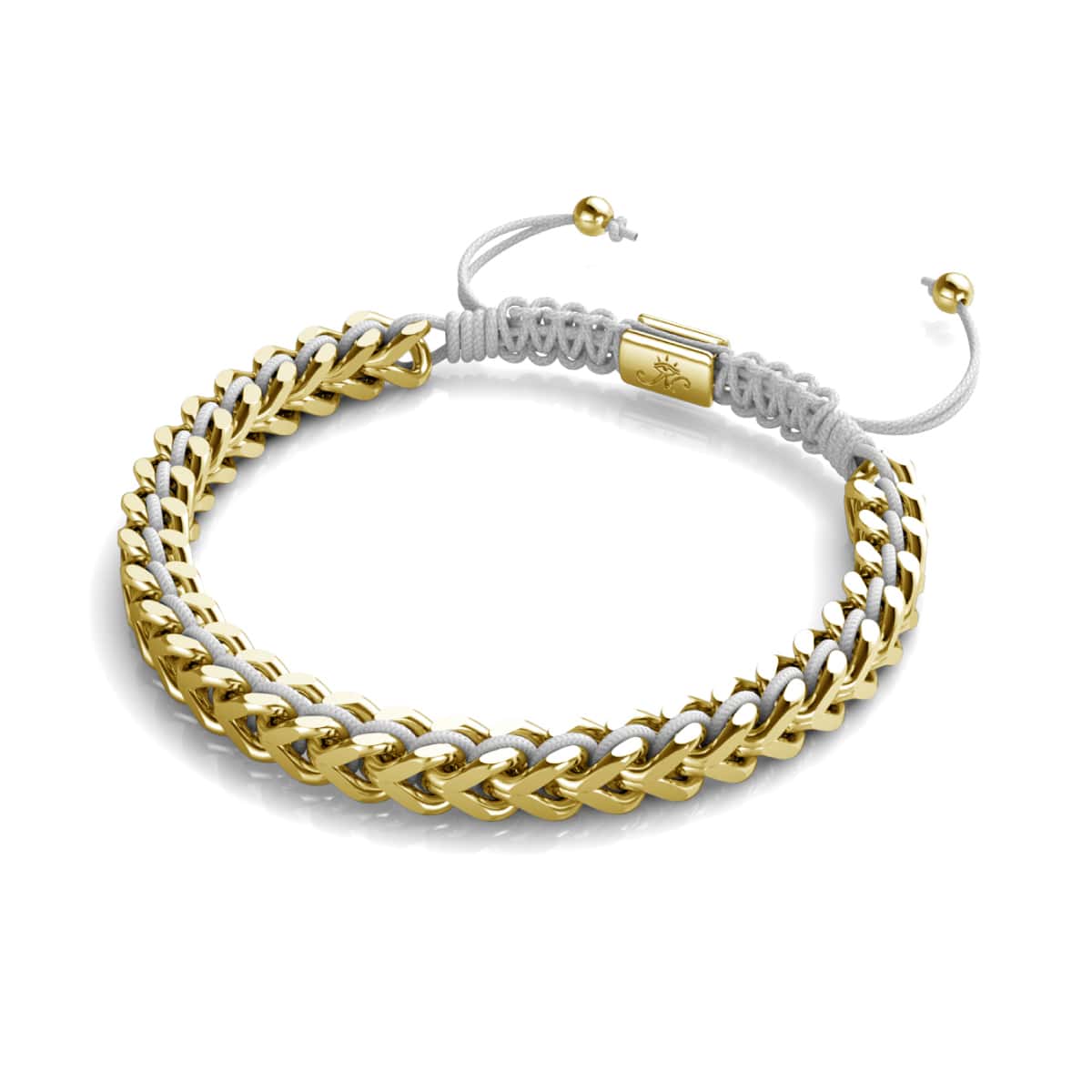 Weiß x Gold | Gaia Weizenkettenarmband