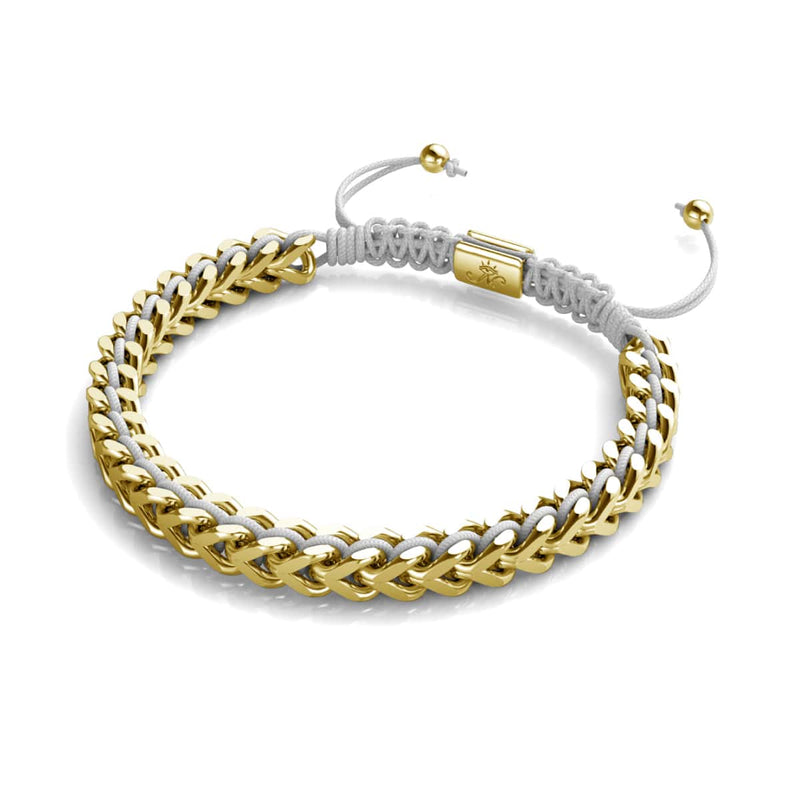 Weiß x Gold | Gaia Weizenkettenarmband