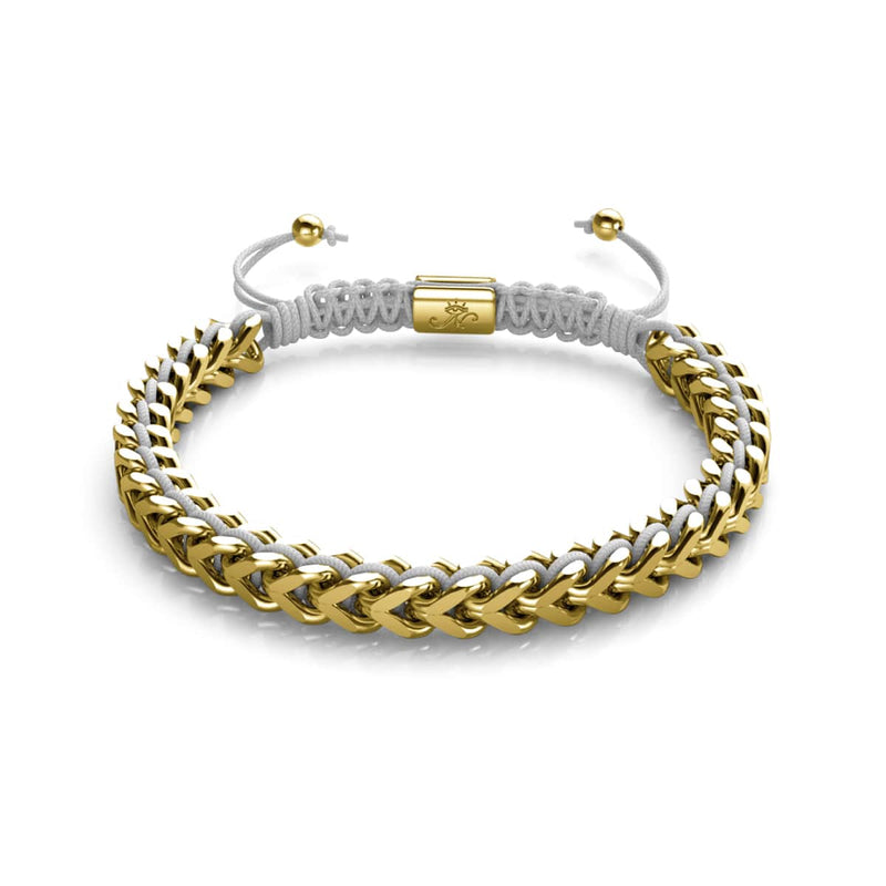 Weiß x Gold | Gaia Weizenkettenarmband