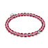 Blutmond | Silber | Galaxie Glasperlenarmband