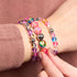 Candy Crush | Silber | Galaxie Glasperlenarmband