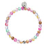 Candy Crush | Silber | Galaxie Glasperlenarmband