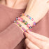 Candy Crush | Silber | Galaxie Glasperlenarmband