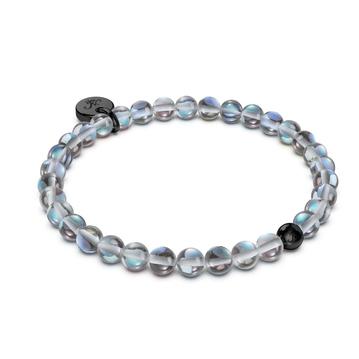Milchstraße | 925 Sterling Silber Rotguss | Galaxie Glasperlen Armband