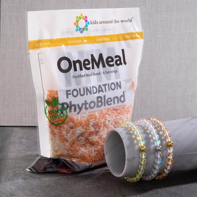 Regenbogen-Supernova | Silber | Galaxie-Glas-Makramee-Perlenarmband