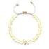 Sonnenstrahl | Gold | Galaxie Glas Makramee Perlen Armband