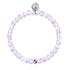 Ultraviolett | 925 Sterling Silber | Galaxie Glasperlenarmband
