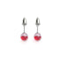 Blutmond | 925 Sterling Silber | Galaxie Glas Mini Ohrstecker