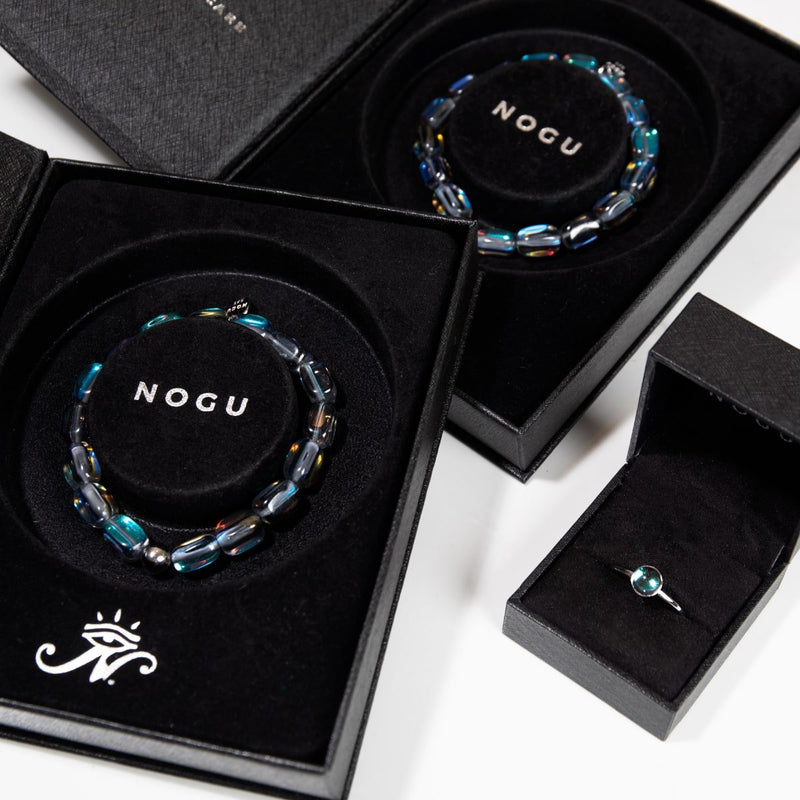 Milchstraße | 925 Sterling Silber | Galaxie Glasring