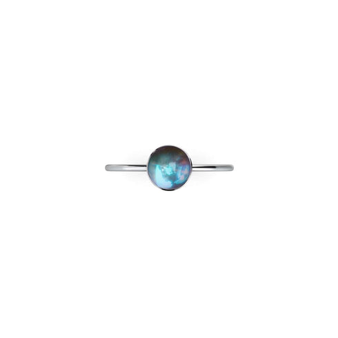 Milchstraße | 925 Sterling Silber | Galaxie Glasring