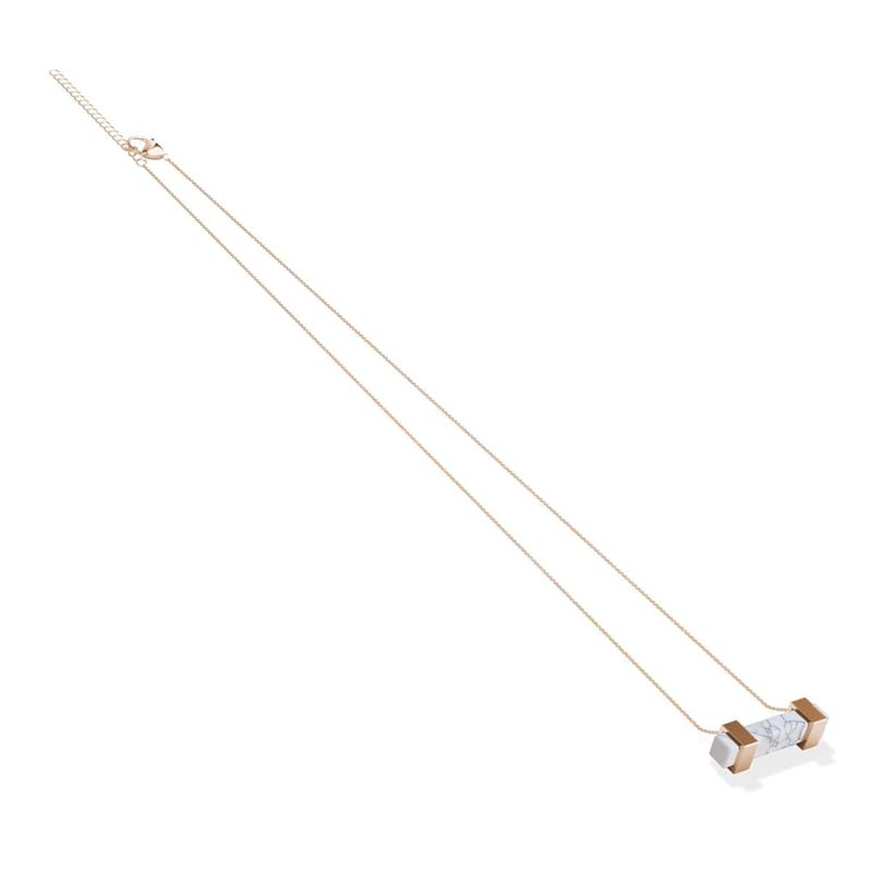 Howlith | Roségold | Edelstein-Halskette
