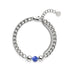 Lapis x Silber | Edelstein-Kettenarmband