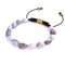 Botswana-Achat | Gold | Edelstein-Kiesel-Makramee-Armband