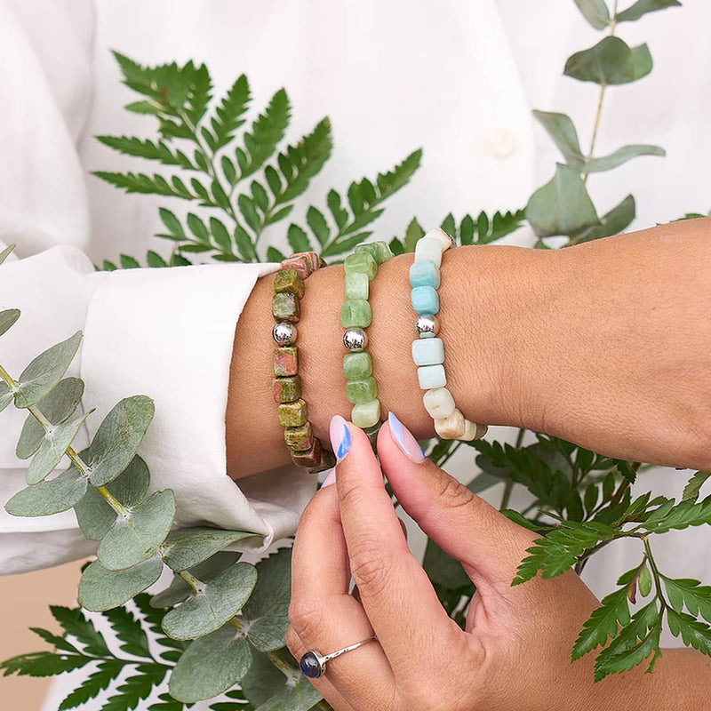 Morgan Quarz | Silber | Edelstein-Kieselstein-Armband