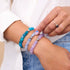 Lila Quarz | Silber | Edelstein-Kieselstein-Armband