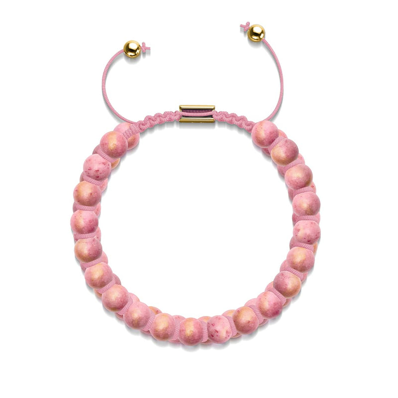 Erdbeersorbet | 18 Karat Gold x Jade | Vitalitätsarmband