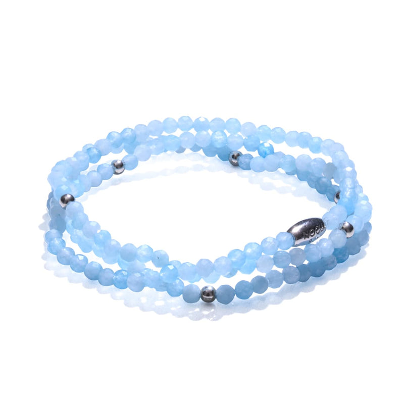 Aquamarin | 925er Sterlingsilber | Edelstein-Wrap