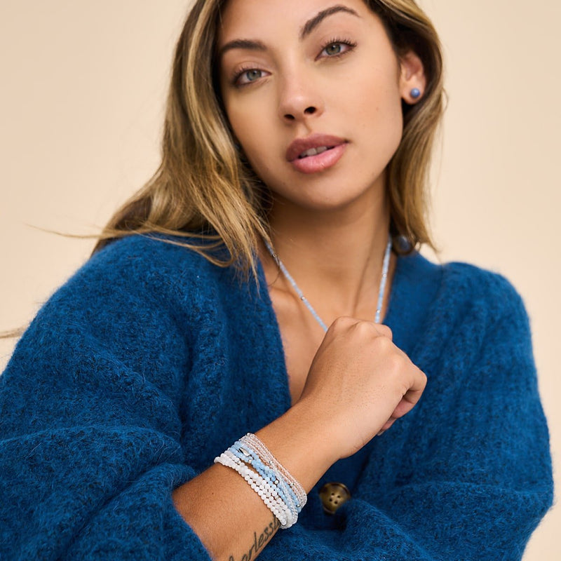 Aquamarin | 925er Sterlingsilber | Edelstein-Wrap