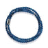 Blauer Achat | 925er Sterlingsilber | Edelstein-Wrap