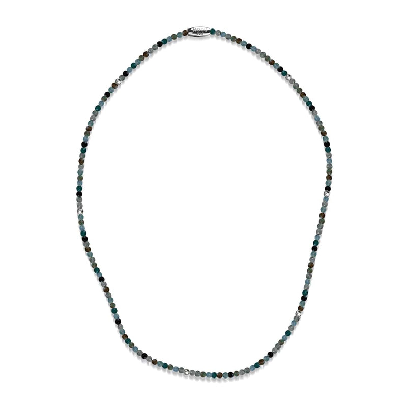Blaue Jade | 925er Sterlingsilber | Edelstein-Wrap
