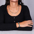 Blaue Jade | 925er Sterlingsilber | Edelstein-Wrap