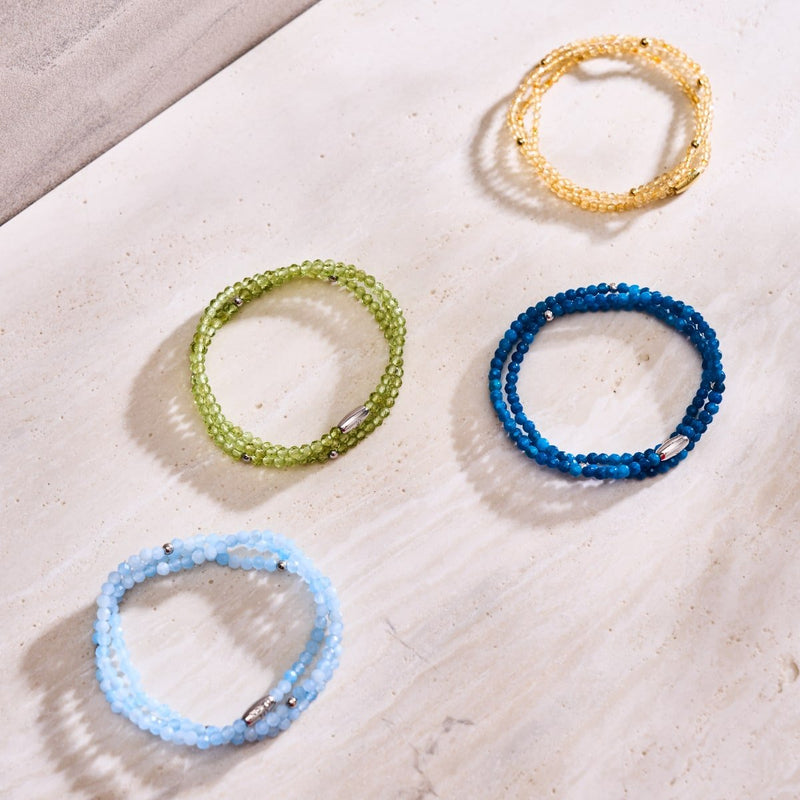 Citrin | Gold Vermeil | Edelstein-Wrap