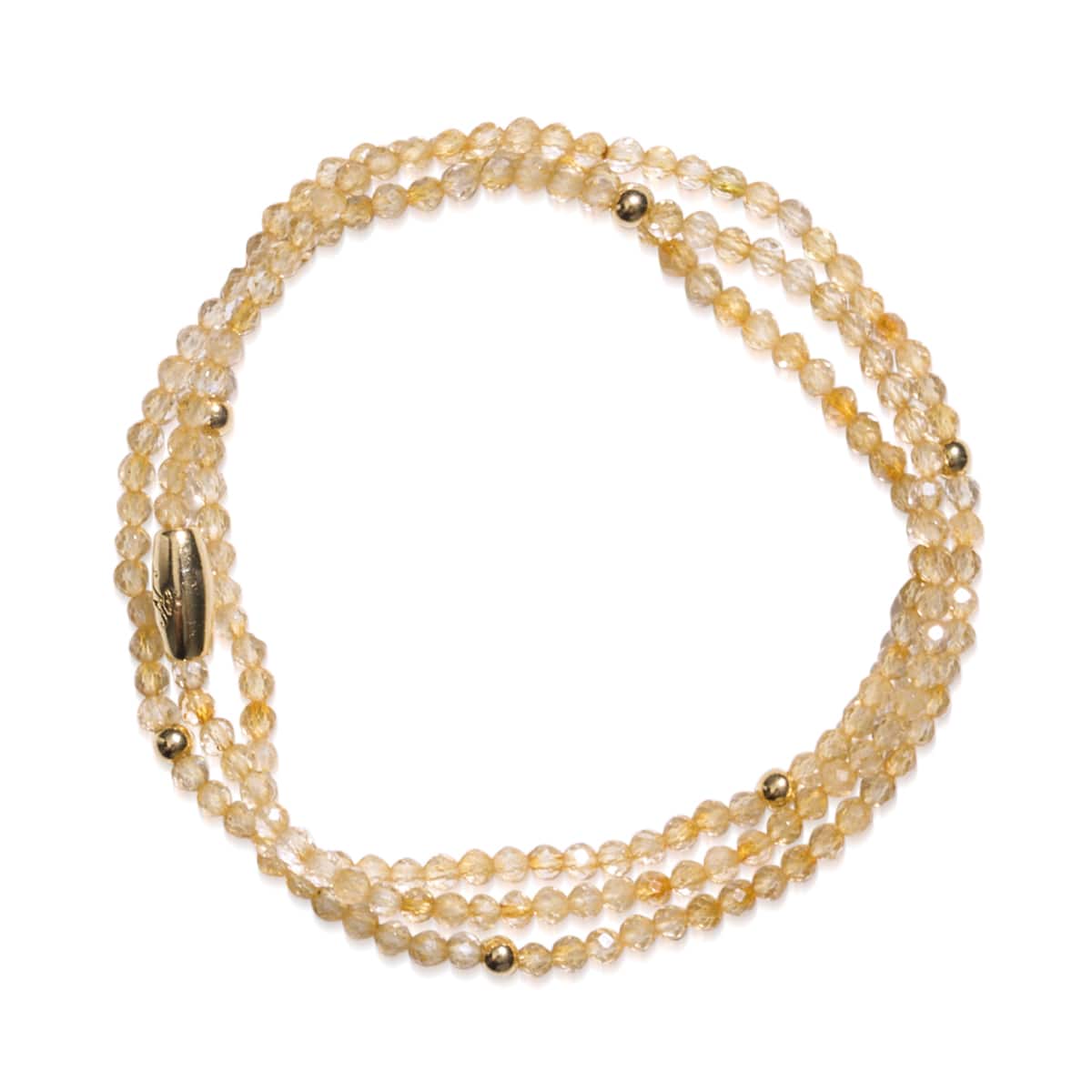 Citrin | Gold Vermeil | Edelstein-Wrap