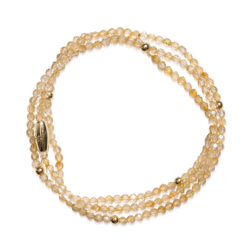 Citrin | Gold Vermeil | Edelstein-Wrap