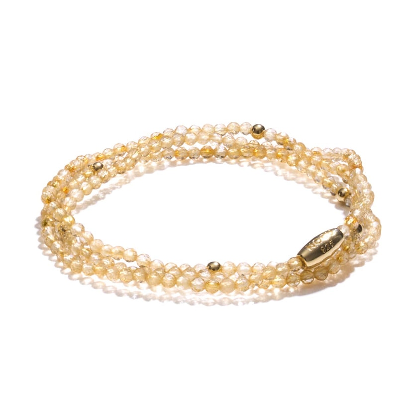 Citrin | Gold Vermeil | Edelstein-Wrap