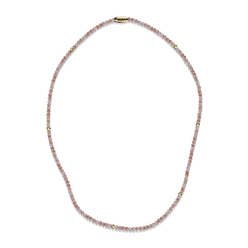 Cremefarbene Jade | 925er Sterlinggold Vermeil | Edelstein-Wrap