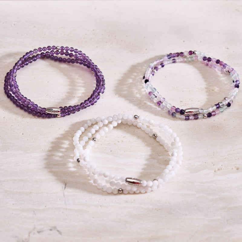 Fluorit | 925er Sterlingsilber | Edelstein-Wrap