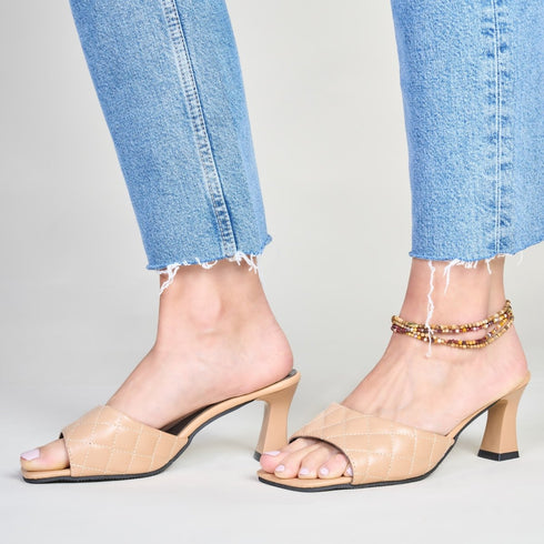 Grauer Linienachat | 925er Sterlinggold Vermeil | Edelstein-Wrap