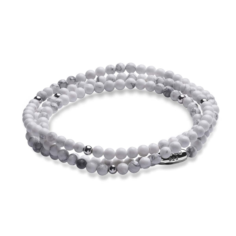 Howlith | 925er Sterlingsilber | Edelstein-Wrap