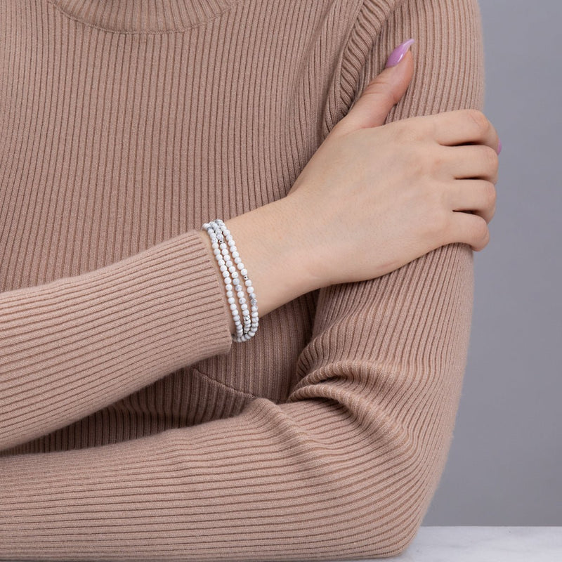 Howlith | 925er Sterlingsilber | Edelstein-Wrap