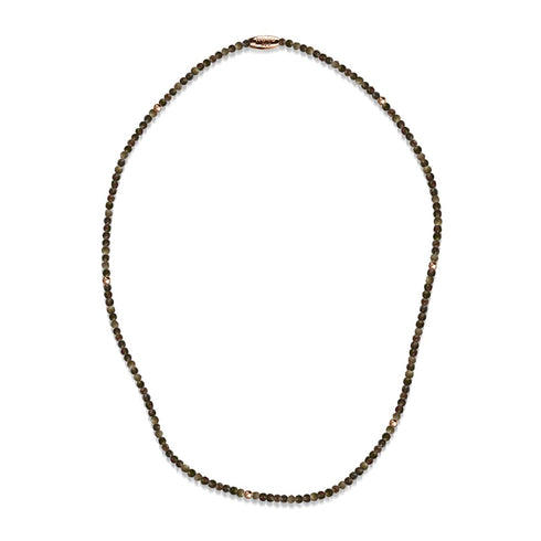 Indischer Achat | 925er Sterling-Roségold-Vermeil | Edelstein-Wrap